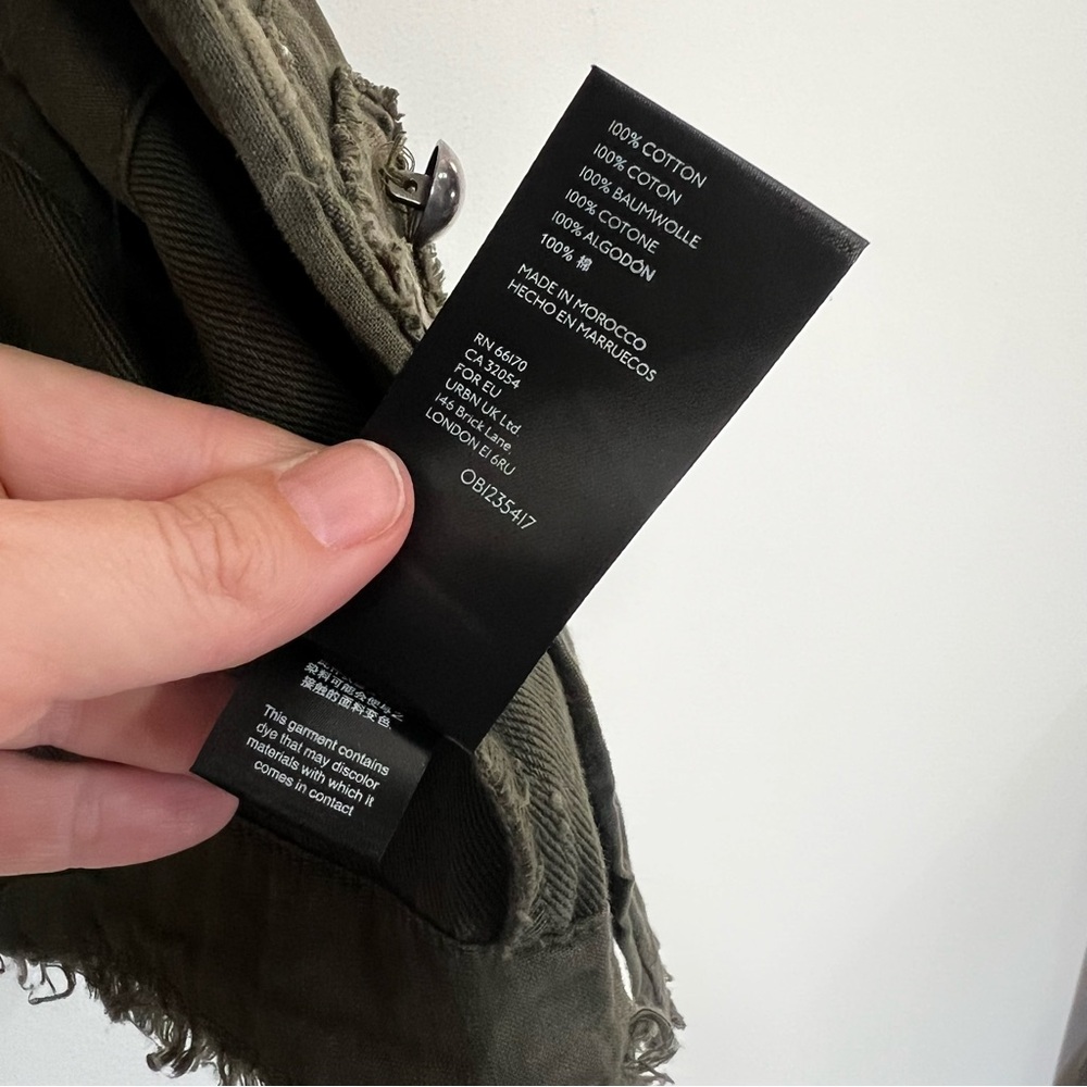 We the Free Charlie Military Style Denim Vest - Picture 13 of 13